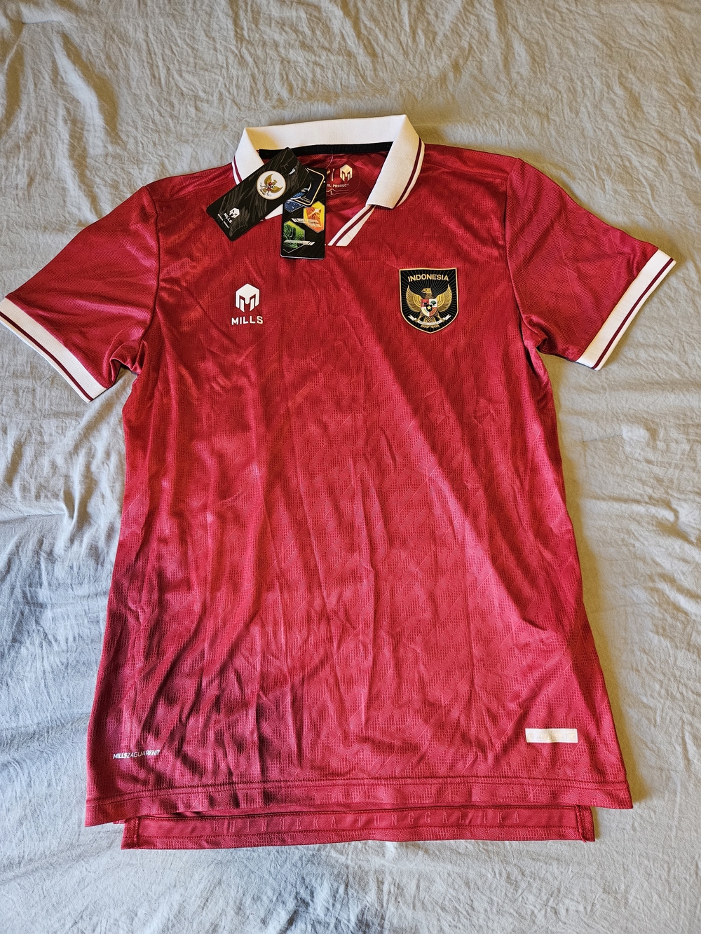Mills - Red Indonesia Men's Football Jersey